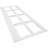 H 94.5'' W x 0.625'' D PVC Wainscot Paneling Kit-69956274