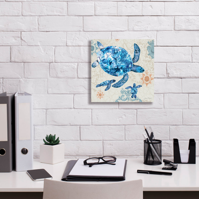 «Coastal Collection C» par Jean Plout, art mural sur toile, H 12 po x l 12 po
