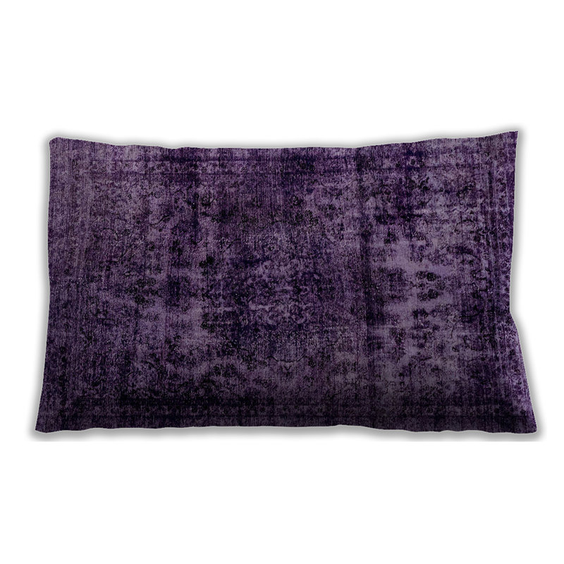 Coussin abstrait lombaire Abstract 2013, Microsuède