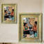 Cadre photo décoratif doré antique 1 pièce 8 po x 10 po avec décoration murale