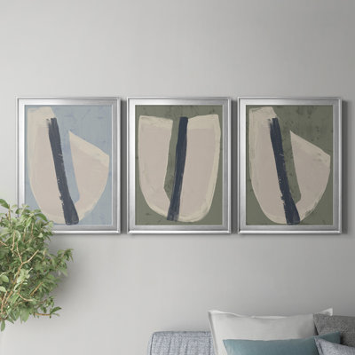 «Paper Slice II», reproduction encadrée de qualité supérieure - prête à être accrochée