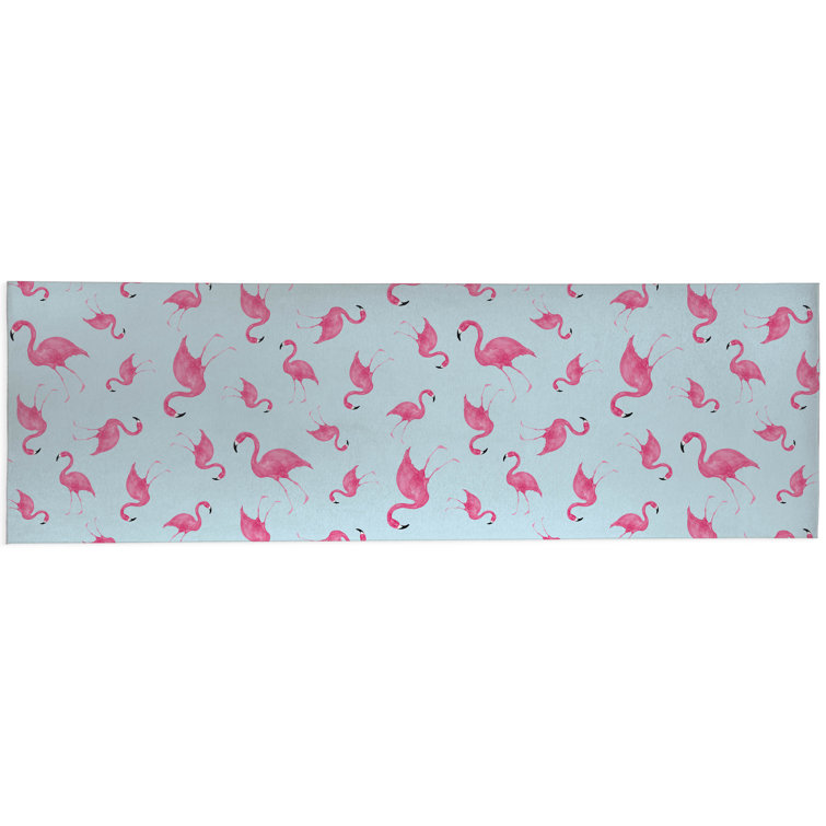 Summer Flamingo Outdoor Rug