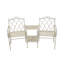 Luverne Powder Coated Steel Outdoor Bench