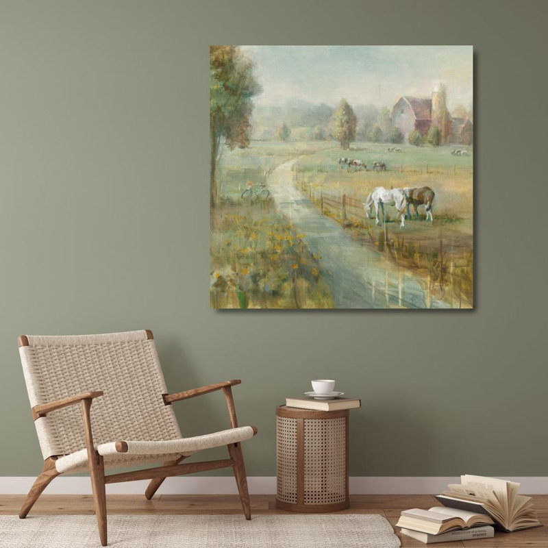 «Rosalind Wheeler Nai, Danhui», reproduction d'art sur toile tendue: Tranquil Farm Crop