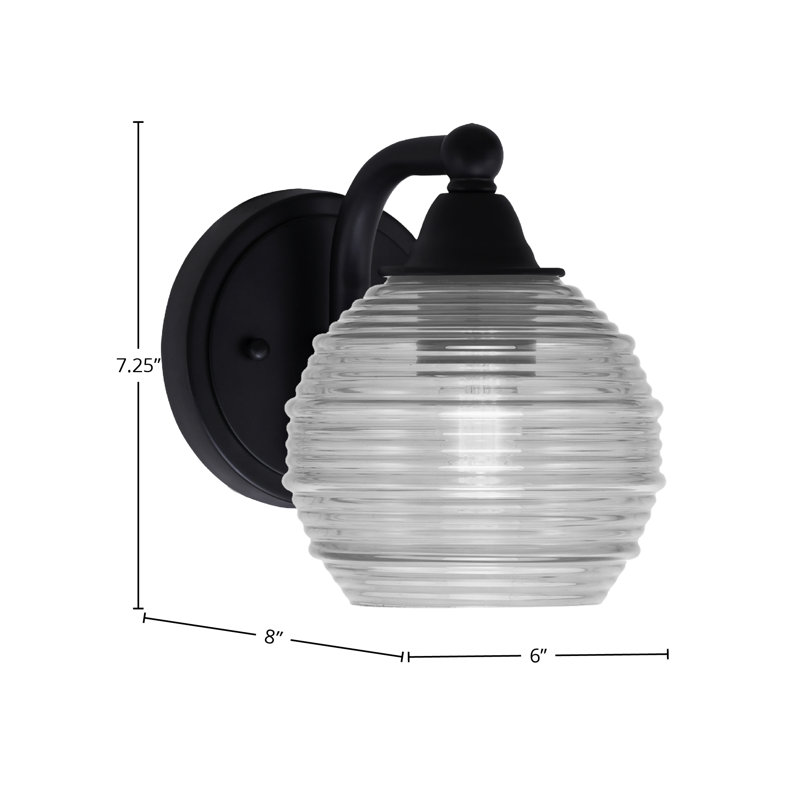 Paramount Wall Sconce, Clear