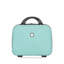 4-piece ABS lightweight suitcase, 14 inch makeup box, aircraft wheels (14/20/24/28) LIGHT BLUE