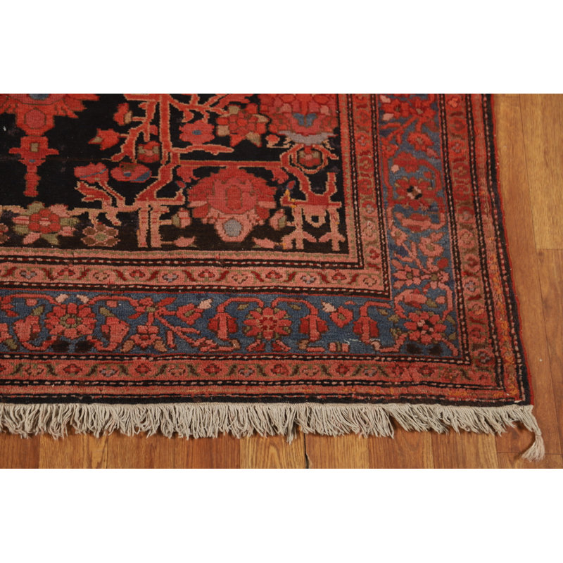 Tapis traditionnel avant teinture végétale pré-1900 4 x 7