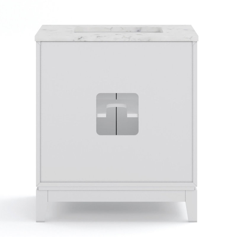 Elizabeth 30'' W Single Vanity, White