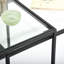 Heffington Glass Top Frame Side Table Set