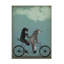 Art mural sur toile tendue - «Schnauzer Tandem» Fab Funky pour décoration de salon, de chambre à coucher ou de bureau - 18 x 24-33420493