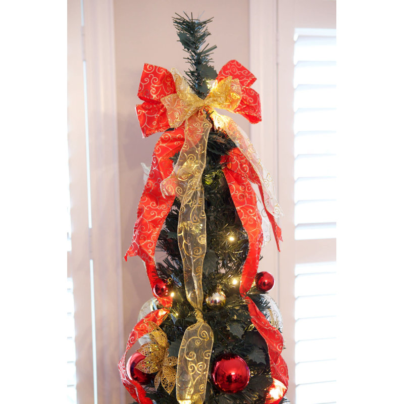 Anestin 180cm H Lighted Artificial Christmas Tree