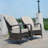 Emilie Premium All-Weather Wicker Outdoor Dining Armchair with Cushion