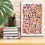«Mid Century 3 Plum Vertical» par Cheryl Warrick, art mural-1347220065