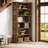 6-Tier Bookcase, 75'' Tall Book Shelf (Set Of 2)