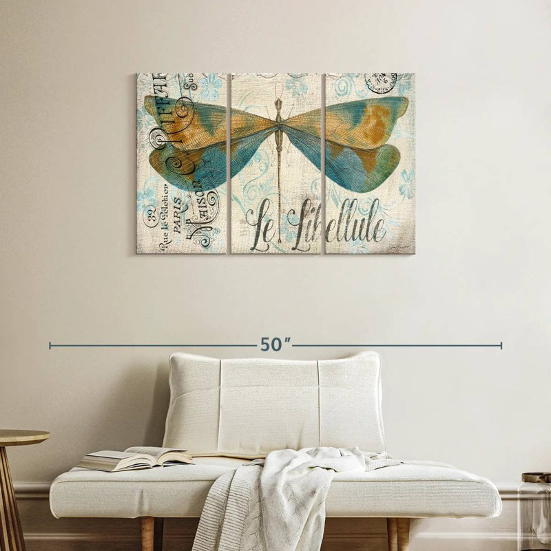 Brampt Lovely Dragonfly, 24" H x 38" W