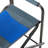 2 Lightweight Chair For Forest Picnics - Oversized Folding With Storage, Blue/Grey Side Pocket Outdoor,