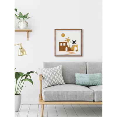 Arched Doorways 1 Piece Single Picture Frame Painting