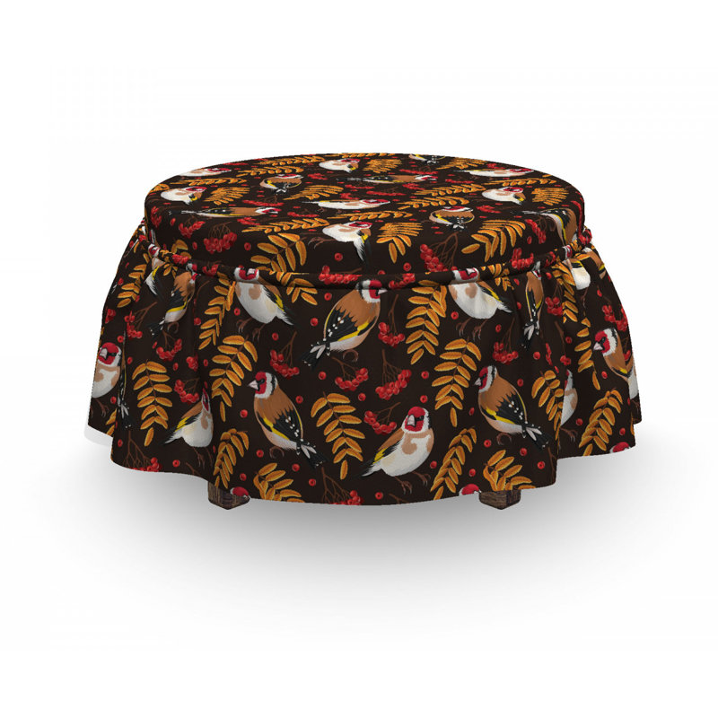 Housse pour repose-pieds goldfinch baies
