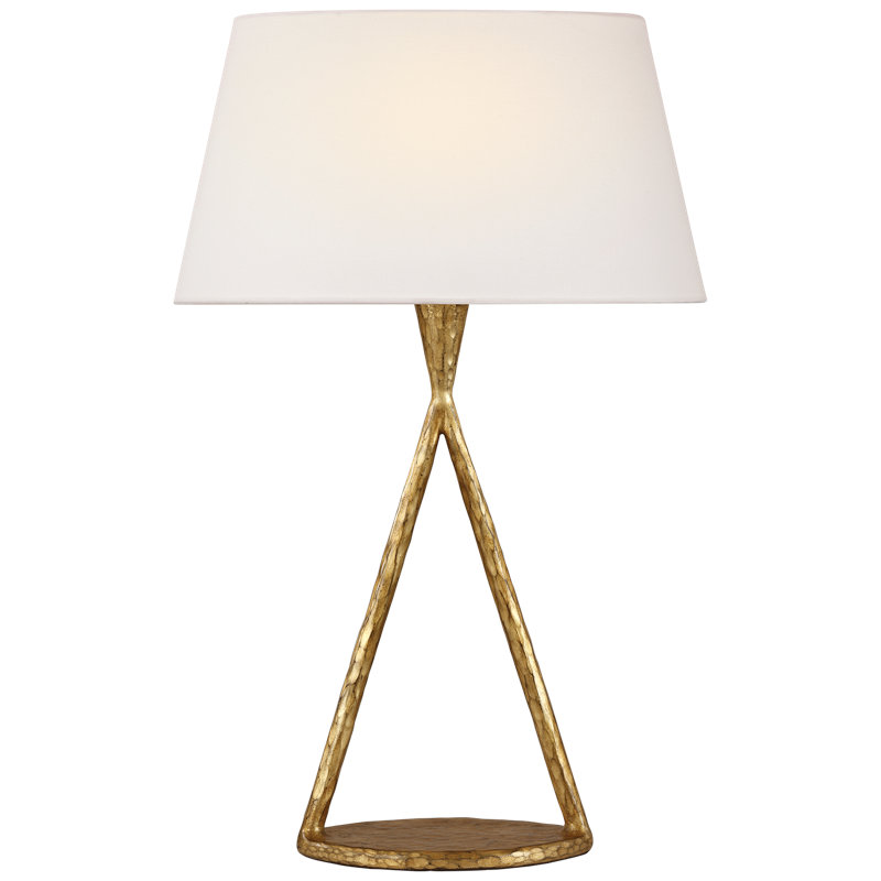 Ian K. Fowler Table Lamp, Gilded Iron