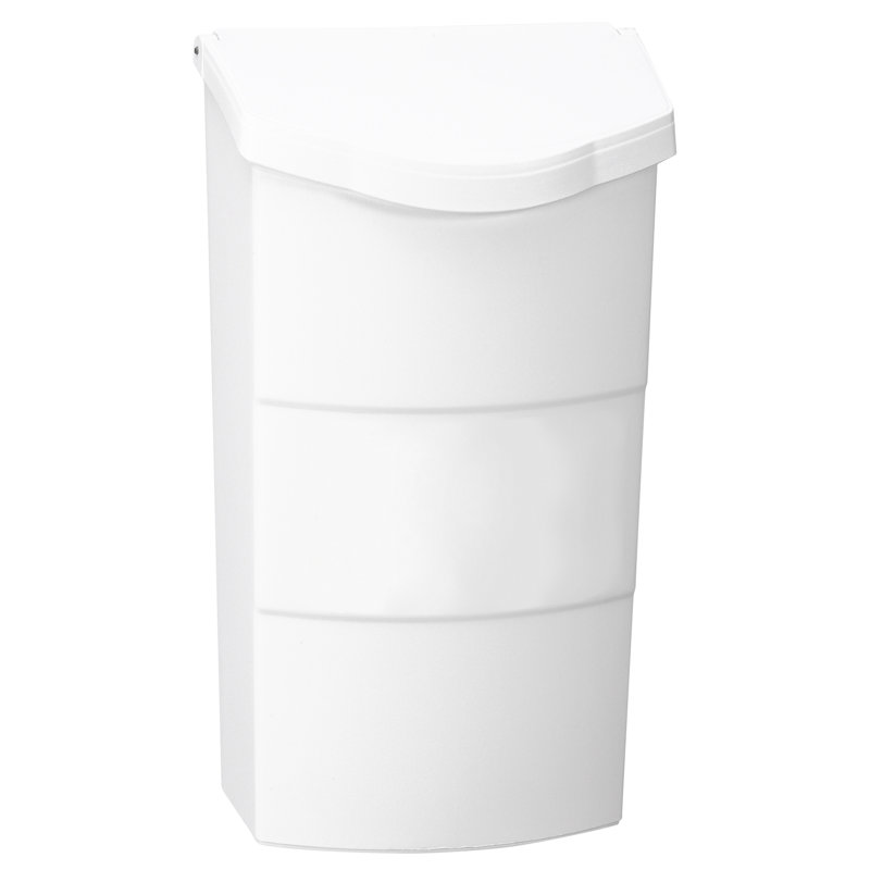 Modern White Lockable Wall Mounted Plastic Mailbox