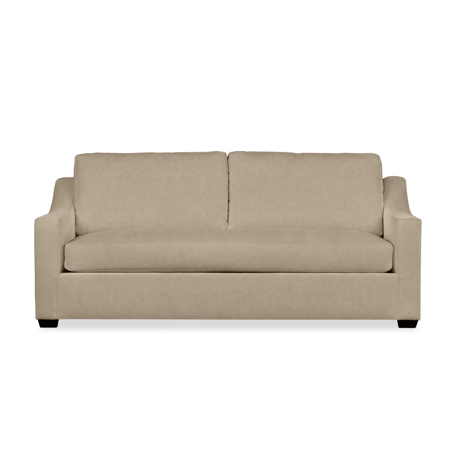 Cranbrook 88'' Upholstered Sofa, Bella Toast Performance Velvet