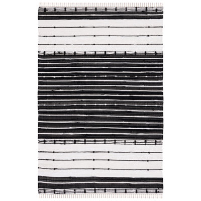 Dawsonville Striped Machine Woven Area Rug