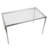 Brieon Rectangular Metal Dining Table-190375514-197887328