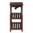 Espresso Side Table With USB Power Dock