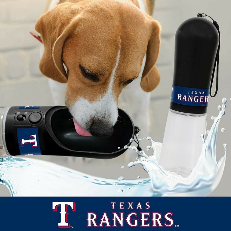 MLB Texas Rangers Portable Dog Water Bowl