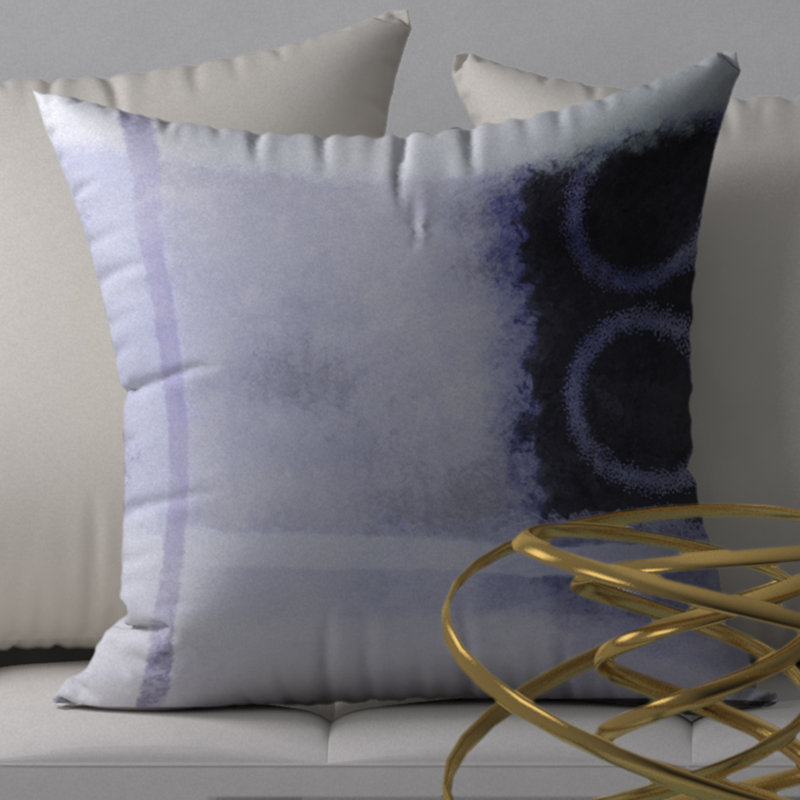 Housse de coussin décorative carrée unique wow, 18" x 18"