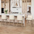 Albaugh Swivel Upholstered Counter Stool