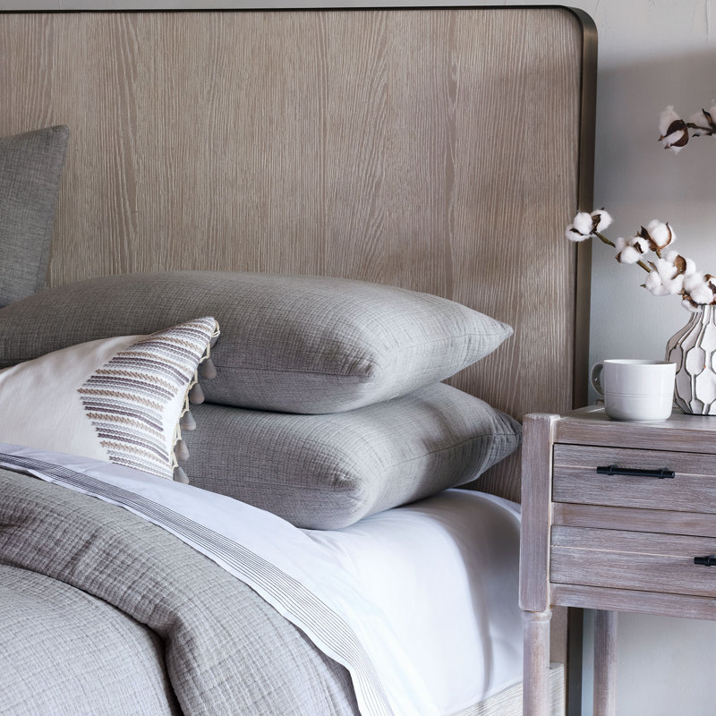 Cisero Matelasse Standard Sham In Gray