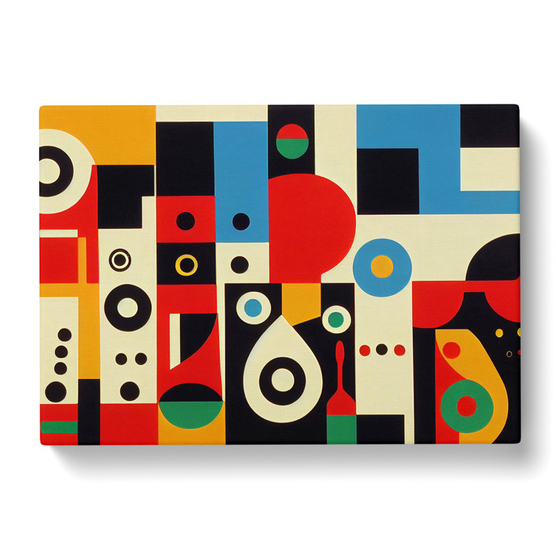 Bauhaus Modern Vol.2 Abstract - Wrapped Canvas, 50cm H x 76cm W x 3cm D