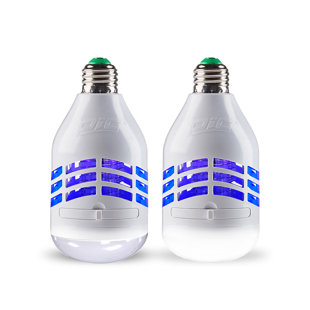 Pic Dual-purpose Bug Zapper And Led Light Bulb, 2-pack