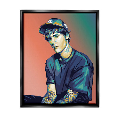 " Justin Portrait With Hat "