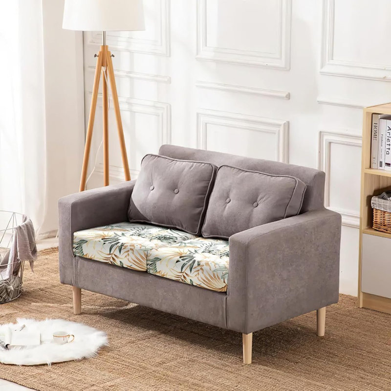 Housse de coussin pour canapé, housse de coussin de siège à imprimé extensible Housse de canapé Housse de coussin Housse de protection pour meuble lavable