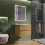 Meuble-lavabo simple 24 po avec dessus en céramique avec trop-plein Derrance, pré-assemblé-2025746520-2075475025