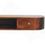 Console flottante à 2 tiroirs en bois massif