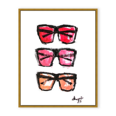 'Sunnies' Framed Print Wall Art