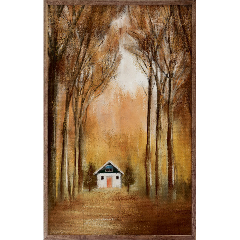 «Cabin Retreat Yellow» sur, H 16 po x l 10 po