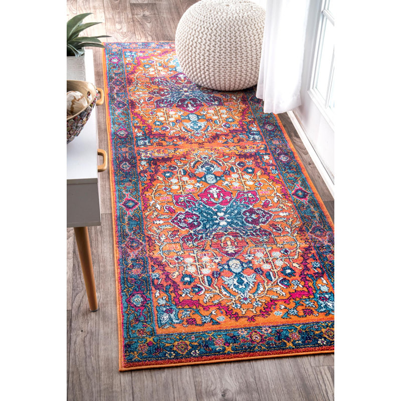 Oriental Area Rug, Runner 81.28 x 243.84cm