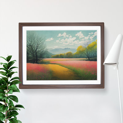 Refined Spring Meadow - Single Picture Frame Painting