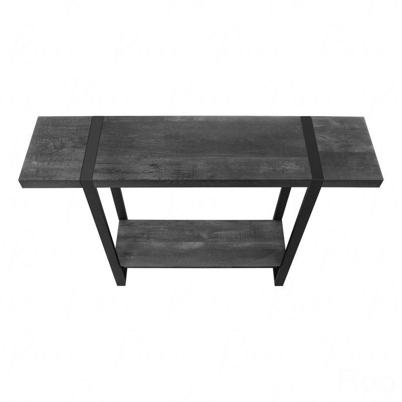 Table d'appoint, console, vestibule, étroit, canapé, salon, chambre à coucher, Noir