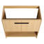 Meuble-lavabo de 36 po de hauteur, contreplaqué autoportant avec 2 portes, résistance aux égratignures, assemblage facile, conception américaine, unité 2 portes Oak Glow, surface, évasement-104906269-104906266