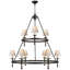 Chapman & Myers Classic Two-Tier Ring Chandelier-51178364-89432763