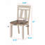 Ensemble de table de salle à manger extensible 6 pièces