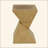 MGO Side Table, With Twisted Hourglass Design For Modern Interiors And Outdoor Spaces-1534490626