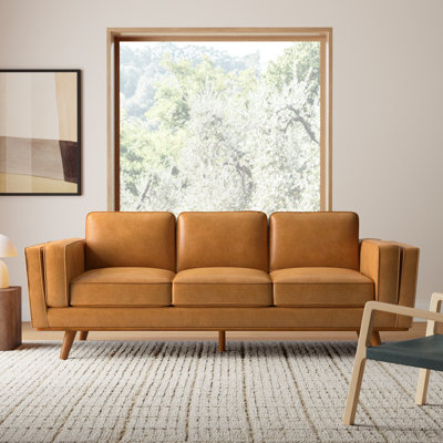 Reeves 84'' Vegan Leather Sofa