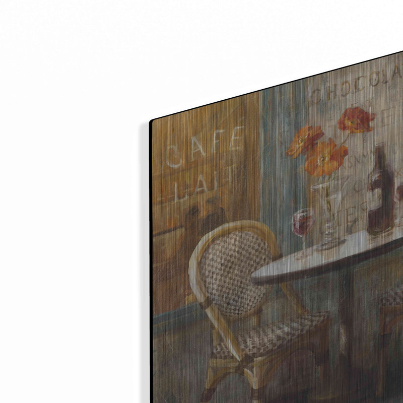 «Meet Me At Le Cafe I» par Danhui Nai, H 12 po x l 12 po