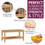 Elaina Four Leg Coffee Table with Storage